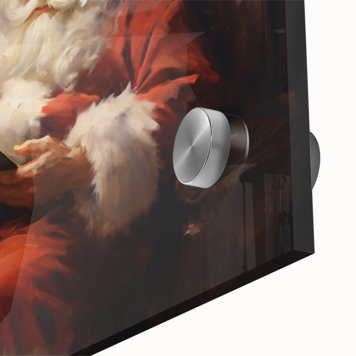 Santa’s Holiday Retreat – Cozy Christmas Canvas Art