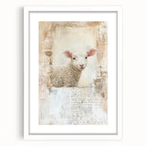 Sweet Lamb - Easter Wall Art, Easter Canvas Prints, Home Decor