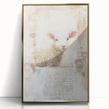 Sweet Lamb - Easter Wall Art, Easter Canvas Prints, Home Decor