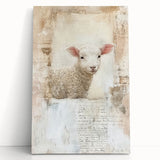 Sweet Lamb - Easter Wall Art, Easter Canvas Prints, Home Decor