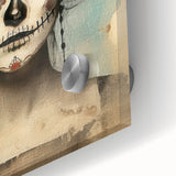 Timeless Sugar Skull Woman – Día de los Muertos Wall Art