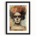 Timeless Sugar Skull Woman – Día de los Muertos Wall Art