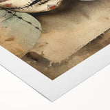 Timeless Sugar Skull Woman – Día de los Muertos Wall Art