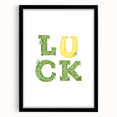 Lucky Shamrock St. Patrick’s Day Wall Art – Irish Wall Art Print