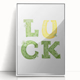 Lucky Shamrock St. Patrick’s Day Wall Art – Irish Wall Art Print