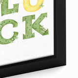 Lucky Shamrock St. Patrick’s Day Wall Art – Irish Wall Art Print