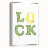 Lucky Shamrock St. Patrick’s Day Wall Art – Irish Wall Art Print