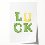 Lucky Shamrock St. Patrick’s Day Wall Art – Irish Wall Art Print