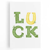 Lucky Shamrock St. Patrick’s Day Wall Art – Irish Wall Art Print
