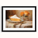 Delicious Lemon Pie - Thanksgiving Canvas Art Print