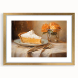Delicious Lemon Pie - Thanksgiving Canvas Art Print
