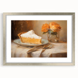 Delicious Lemon Pie - Thanksgiving Canvas Art Print