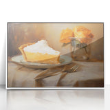 Delicious Lemon Pie - Thanksgiving Canvas Art Print