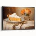 Delicious Lemon Pie - Thanksgiving Canvas Art Print