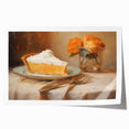 Delicious Lemon Pie - Thanksgiving Canvas Art Print