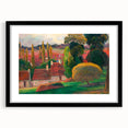 A Farm in Brittany - Colorful Landscape by Paul Gauguin