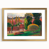 A Farm in Brittany - Colorful Landscape by Paul Gauguin