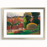 A Farm in Brittany - Colorful Landscape by Paul Gauguin