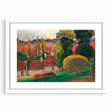 A Farm in Brittany - Colorful Landscape by Paul Gauguin