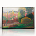 A Farm in Brittany - Colorful Landscape by Paul Gauguin