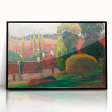 A Farm in Brittany - Colorful Landscape by Paul Gauguin