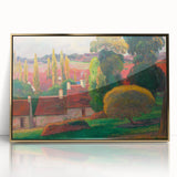 A Farm in Brittany - Colorful Landscape by Paul Gauguin
