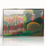 A Farm in Brittany - Colorful Landscape by Paul Gauguin