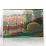 A Farm in Brittany - Colorful Landscape by Paul Gauguin
