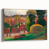 A Farm in Brittany - Colorful Landscape by Paul Gauguin