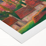 A Farm in Brittany - Colorful Landscape by Paul Gauguin