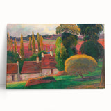 A Farm in Brittany - Colorful Landscape by Paul Gauguin