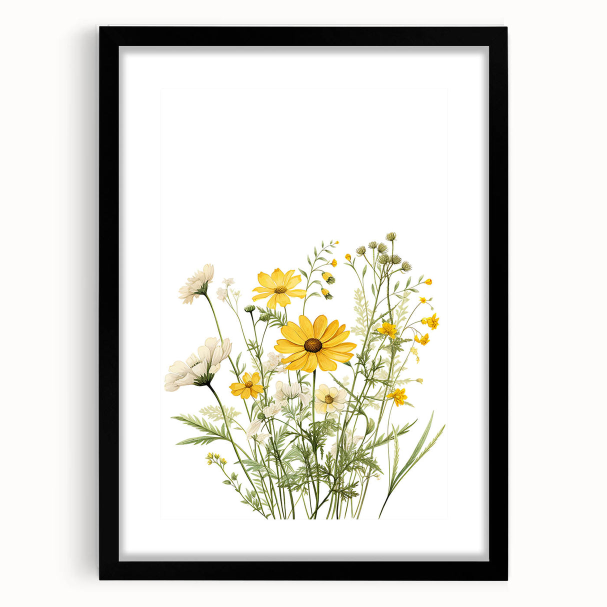 Botanical Girls Room Wall Art – Floral Nursery Print