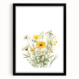 Botanical Girls Room Wall Art – Floral Nursery Print