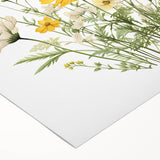 Botanical Girls Room Wall Art – Floral Nursery Print