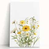 Botanical Girls Room Wall Art – Floral Nursery Print