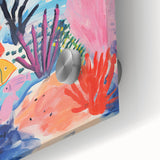 Rolled Paper Art Prints for Kids - Colorful Ocean Reef Scene