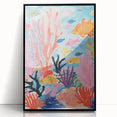 Rolled Paper Art Prints for Kids - Colorful Ocean Reef Scene