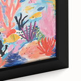 Rolled Paper Art Prints for Kids - Colorful Ocean Reef Scene