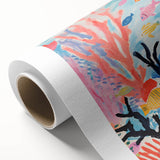 Rolled Paper Art Prints for Kids - Colorful Ocean Reef Scene