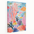 Rolled Paper Art Prints for Kids - Colorful Ocean Reef Scene