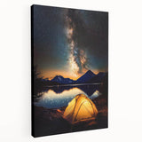 Landscape stretched canvas showcasing a vibrant African wall art design, viewed from the side to highlight its textured surface and depth, perfect for home decor.