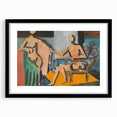 Abstract Atelier Scene - Modern Art Print for Minimalist Contemporary Decor