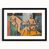 Abstract Atelier Scene - Modern Art Print for Minimalist Contemporary Decor