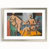 Abstract Atelier Scene - Modern Art Print for Minimalist Contemporary Decor