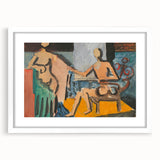 Abstract Atelier Scene - Modern Art Print for Minimalist Contemporary Decor