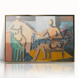 Abstract Atelier Scene - Modern Art Print for Minimalist Contemporary Decor