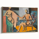 Abstract Atelier Scene - Modern Art Print for Minimalist Contemporary Decor