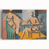 Abstract Atelier Scene - Modern Art Print for Minimalist Contemporary Decor