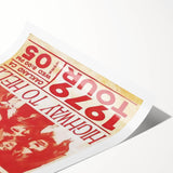 Retro AC/DC Highway to Hell Poster - Vintage 1979 Tour Wall Art