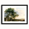 Realism Art Print – Two Gentlemen Shooting by George Stubbs | Classic Hunting Scene